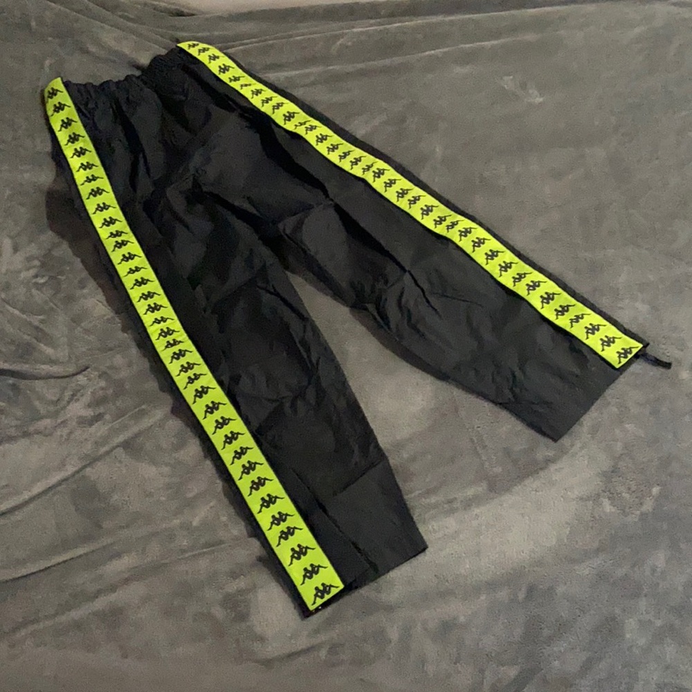 Vintage slime green kappa pants